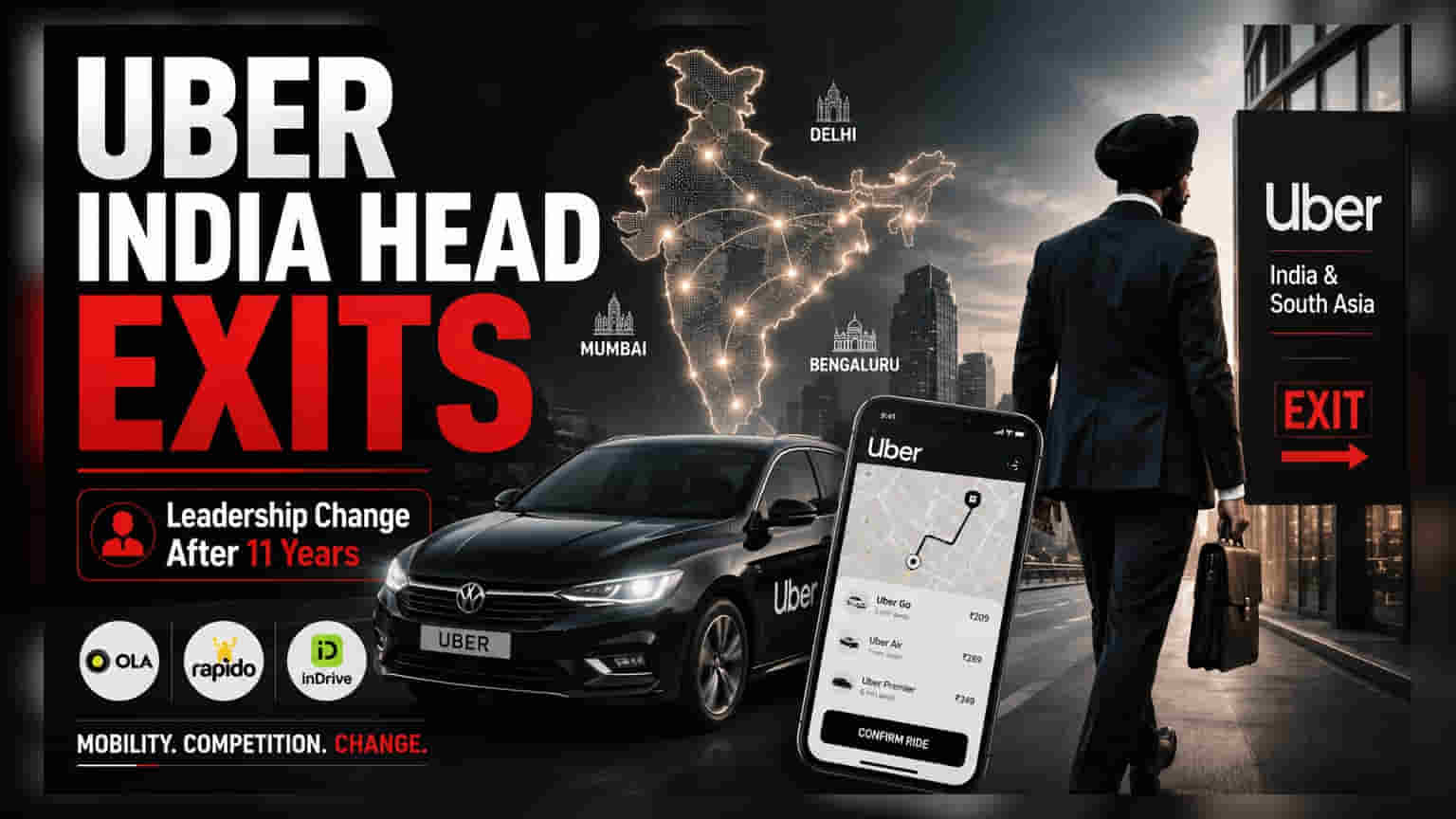 Uber India President Prabhjeet Singh Steps Down After 11-Year Stint
