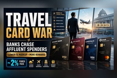 Indian Banks Battle for Premium Travelers with Travel Credit Cards