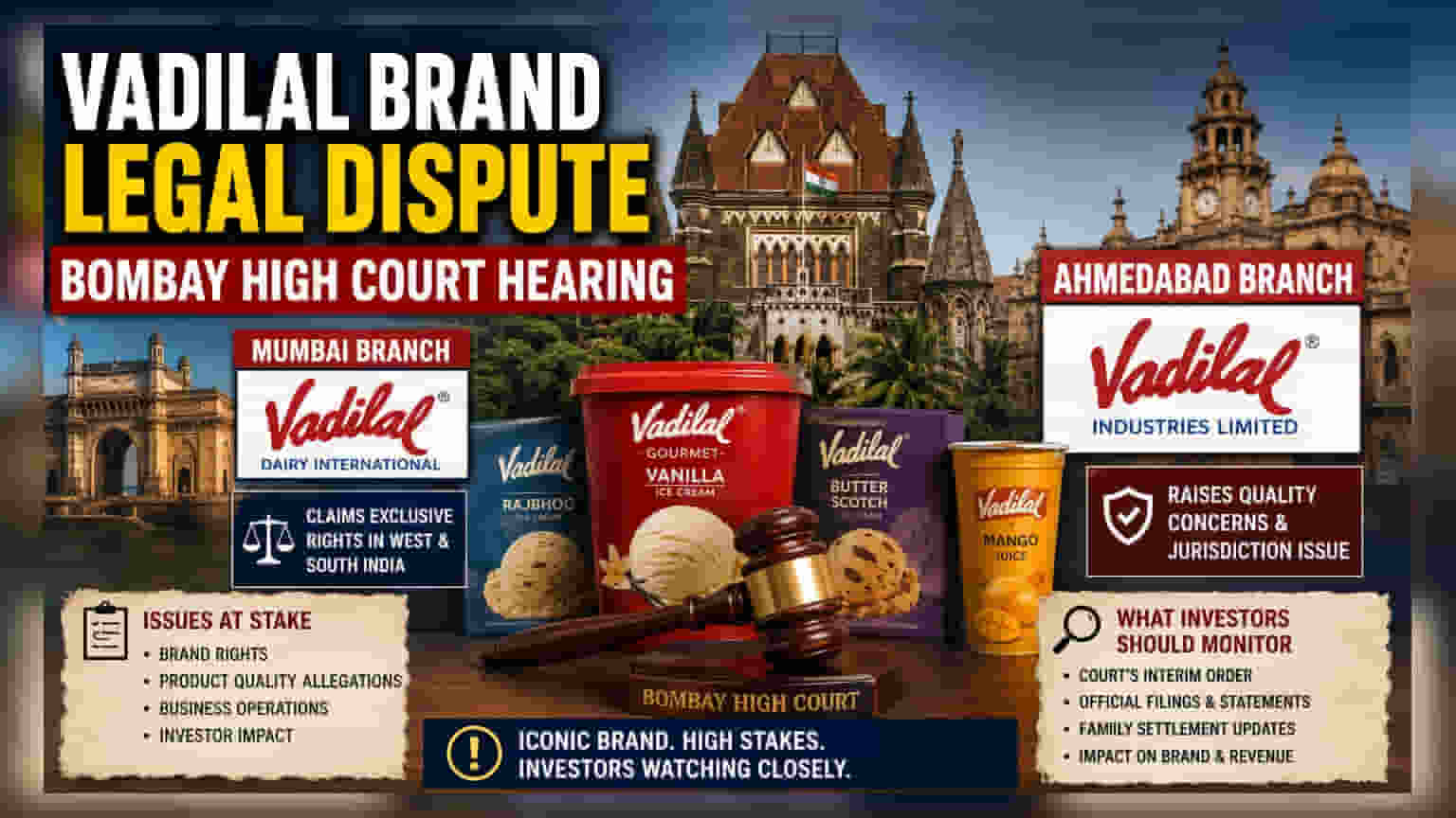 Vadilal Brand Dispute Returns to Bombay High Court