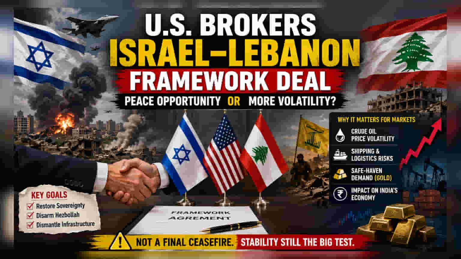 Israel-Lebanon Framework Deal Signed Amid Ongoing Conflict