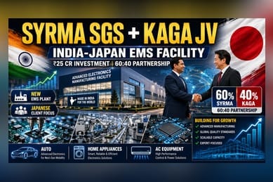 Syrma SGS, Kaga Electronics Ink JV for New EMS Facility