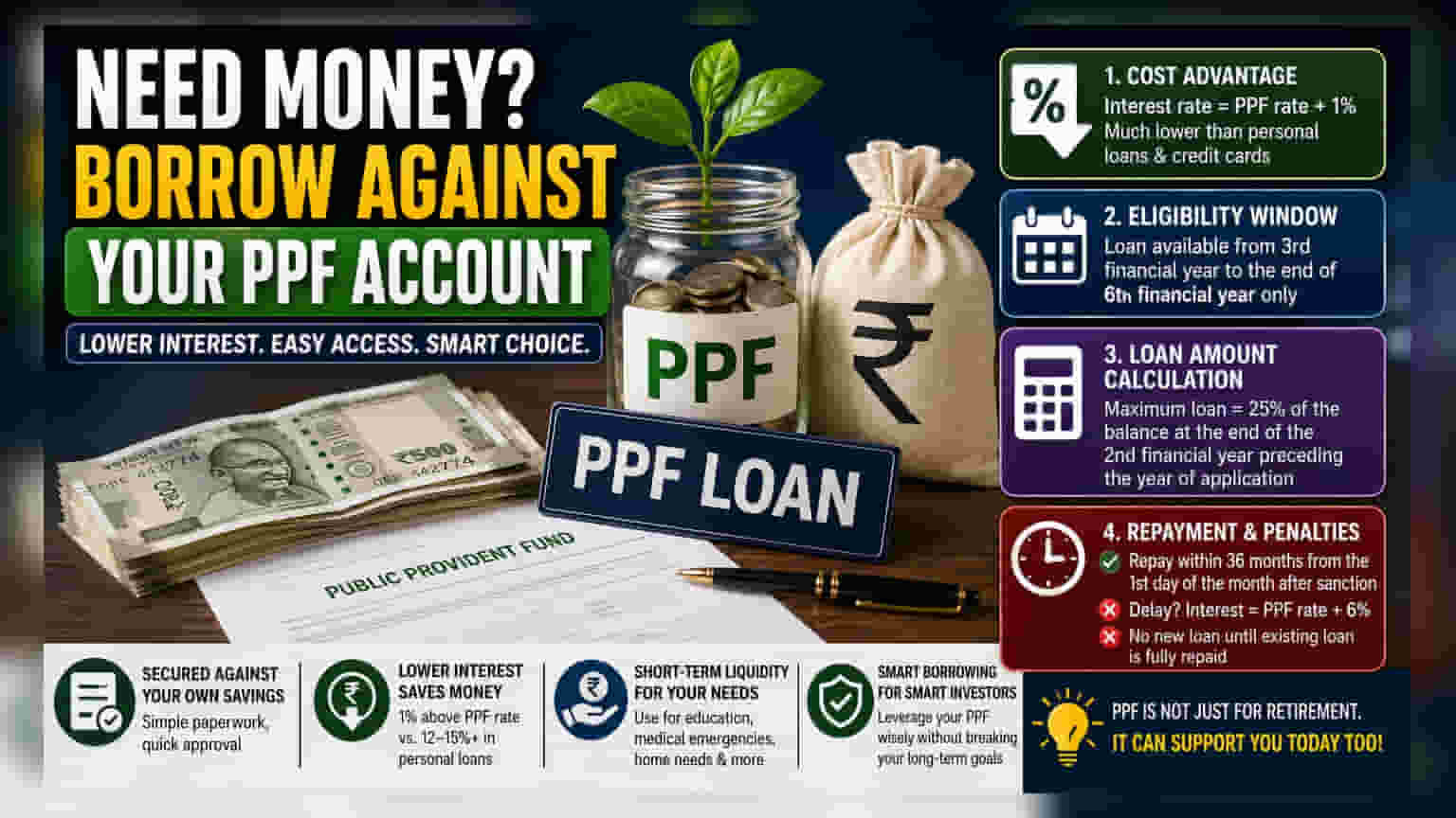 PPF Loan vs Personal Loan: गरज पडल्यास PPF मधून मिळवा स्वस्त कर्ज! पण नियम जाणून घ्या
