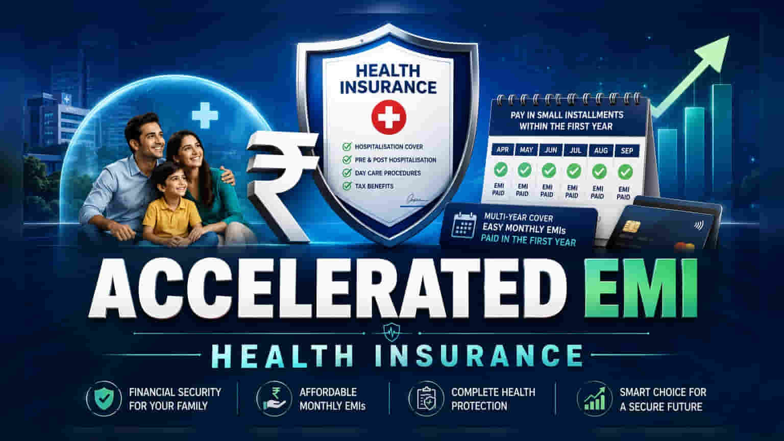 હેલ્થ ઇન્સ્યોરન્સ: હવે EMI નો બોજ ઘટશે! નવી 'Accelerated EMI' સુવિધા લોન્ચ
