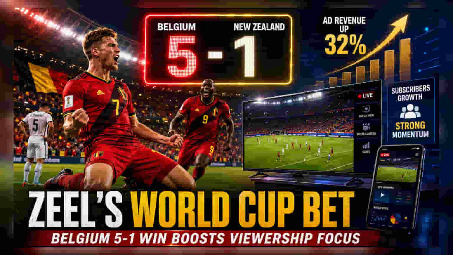 FIFA World Cup 2026: बेल्जियम की शानदार जीत, ज़ी एंटरटेनमेंट के लिए कैसा है ये टूनार्मेंट?