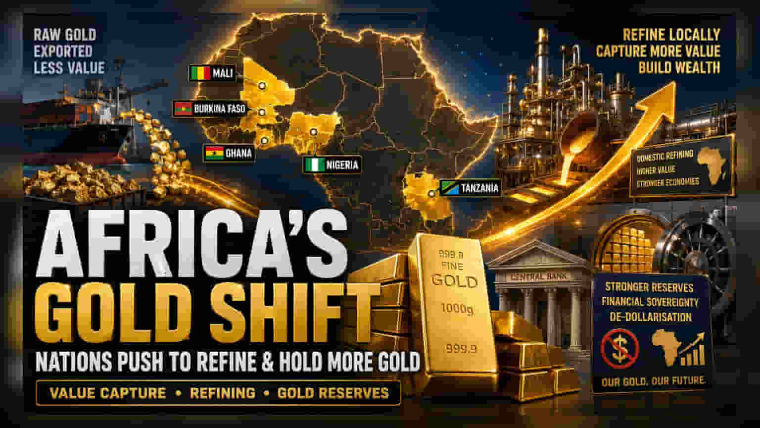 Africa's Shift to Local Gold Refining: Investor Implications