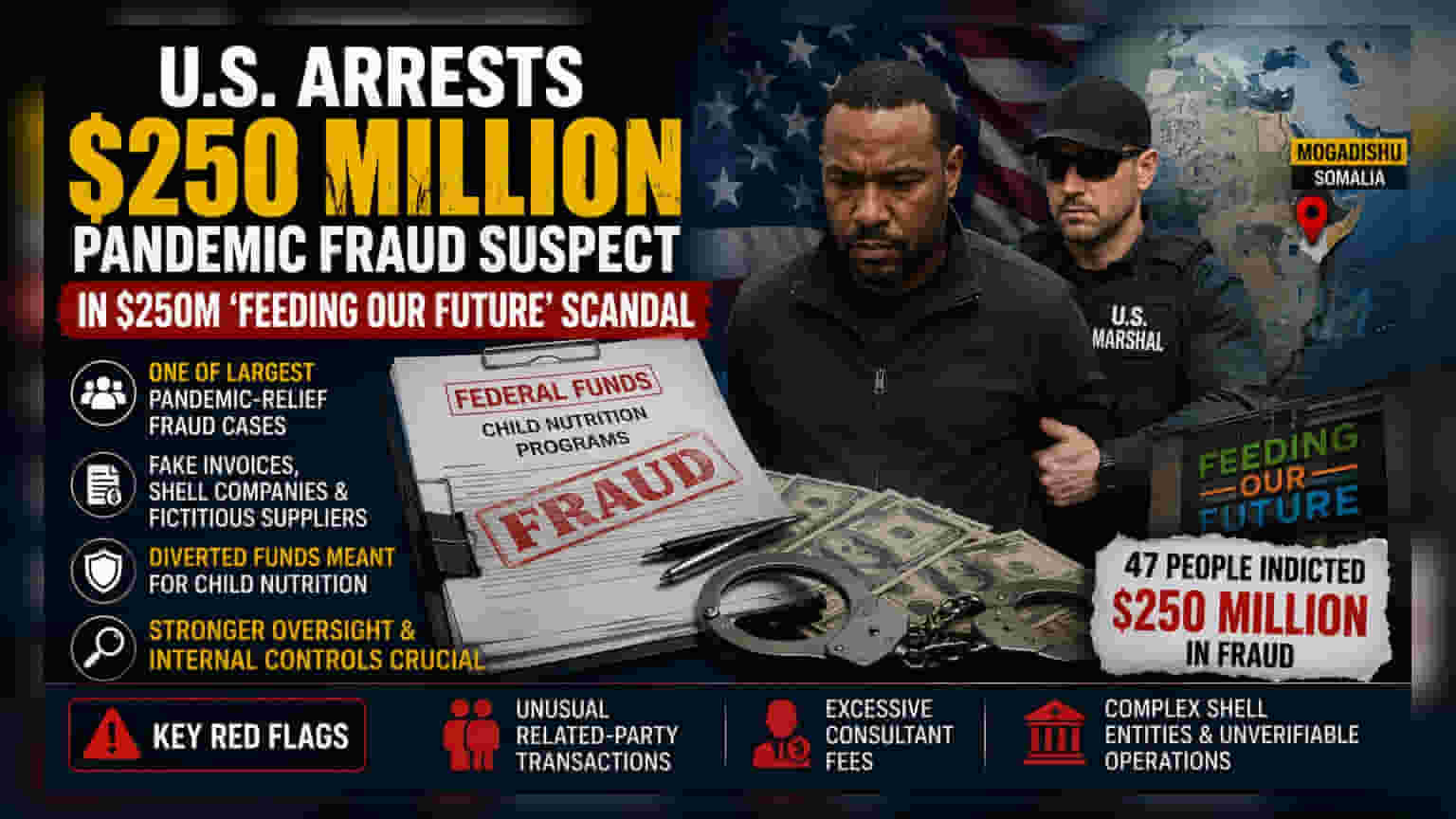 US Arrests Key Figure in $250 Million COVID-19 Fraud Case