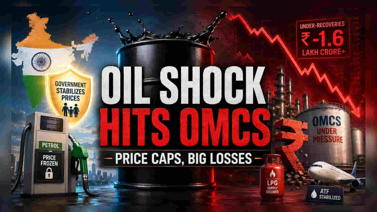 India's Oil Shock Strategy: OMC Losses Projected at ₹1 Lakh Crore