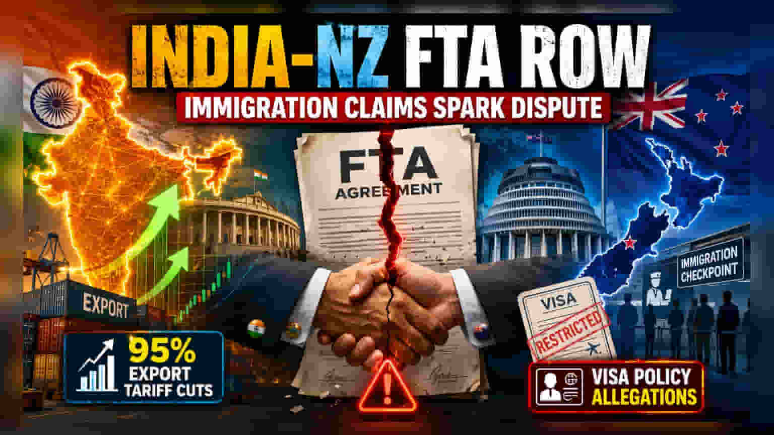 NZ Minister Claims Anti-Indian Visa Rules in India FTA