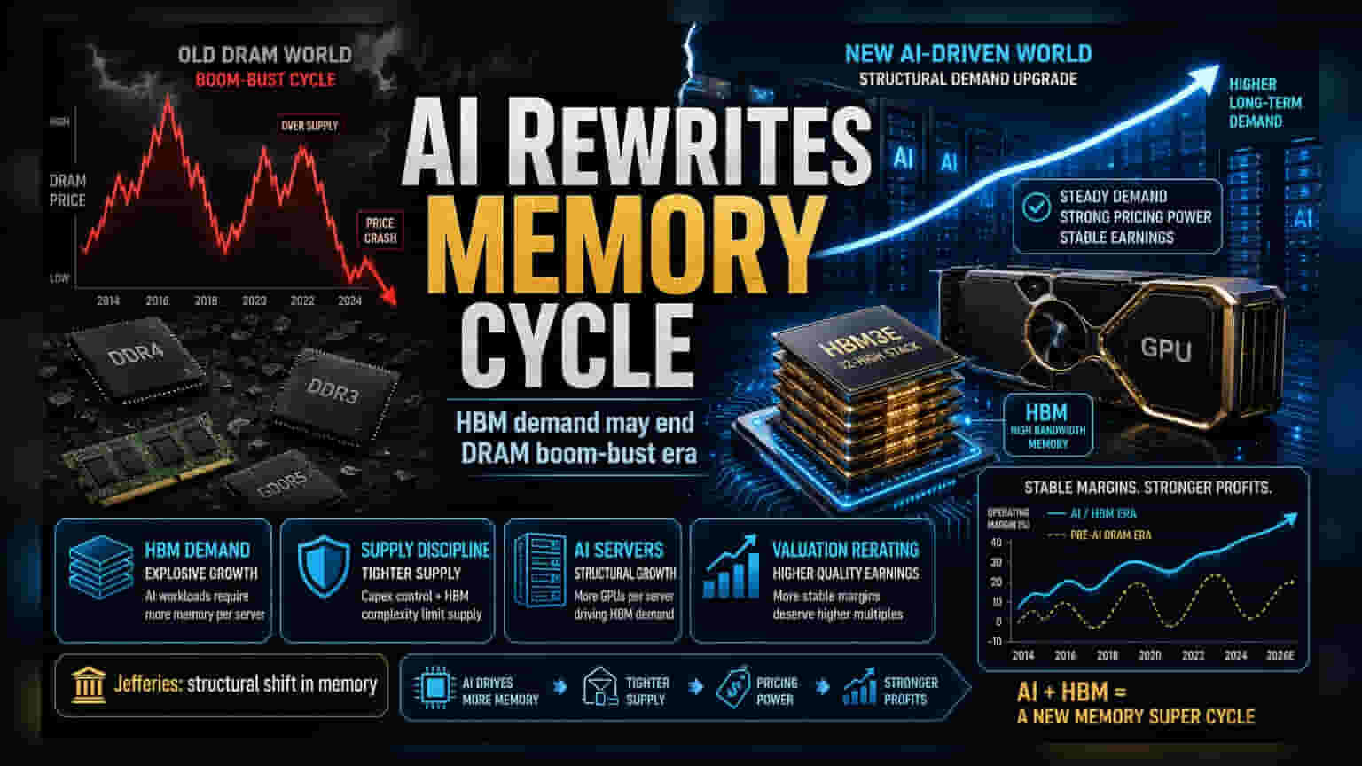 Jefferies: AI Is Changing DRAM Market, May Justify Higher Valuations