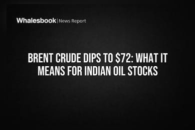 Brent Crude Dips to $72: What It Means for Indian Oil Stocks