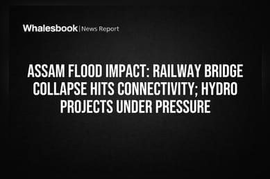 Assam Flood Impact: Railway Bridge Collapse Hits Connectivity; Hydro Projects Under Pressure