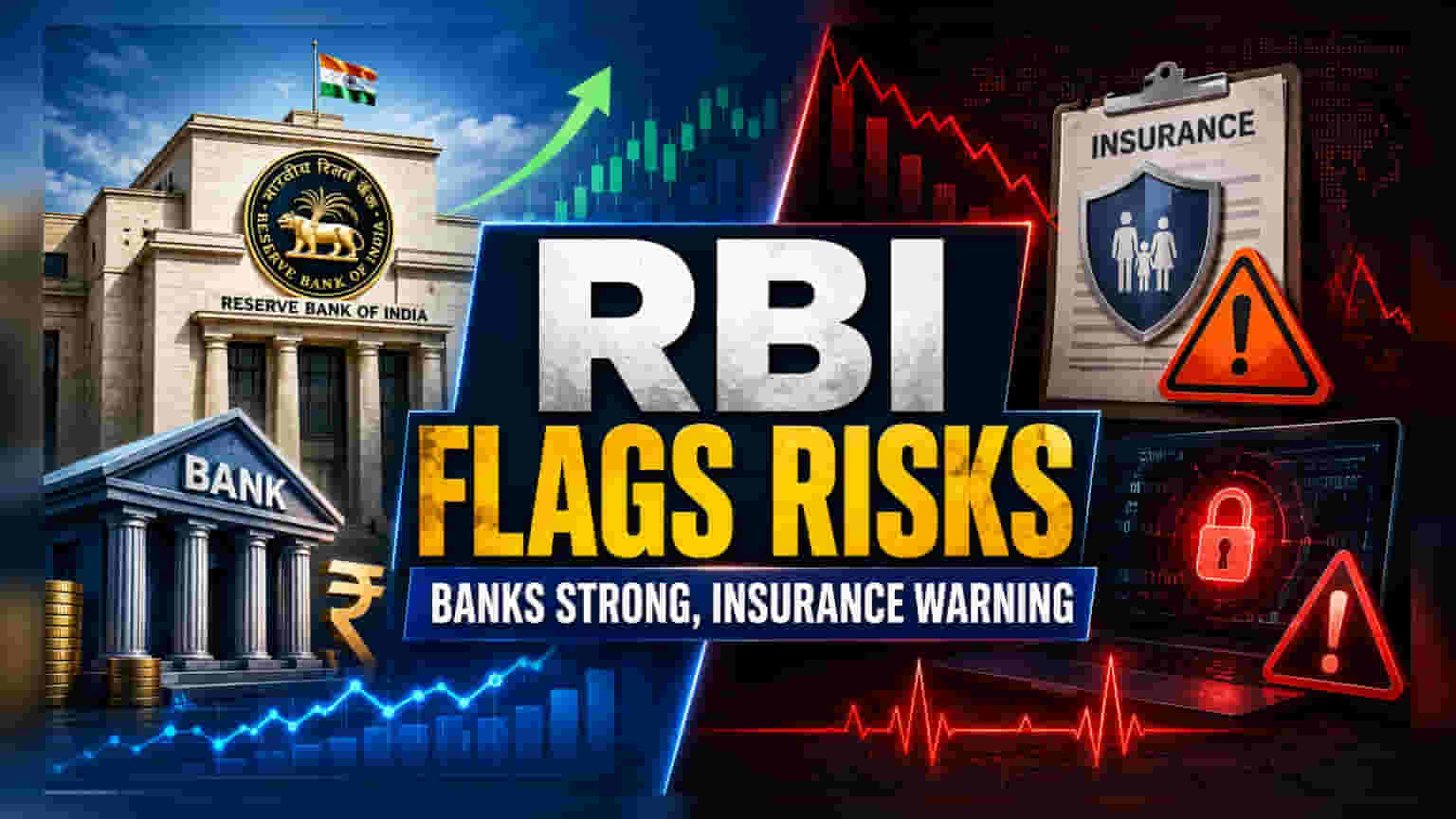 RBI की स्थिरता रिपोर्ट: बैंक मजबूत, पर बीमा सेक्टर में बढ़ी मुश्किलें