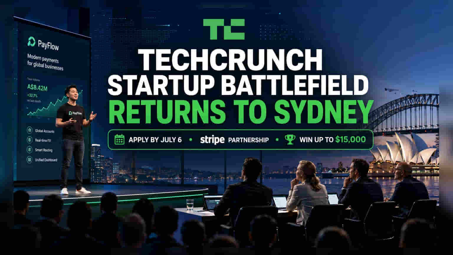 TechCrunch Startup Battlefield Sydney 2026: Application Deadline July 6