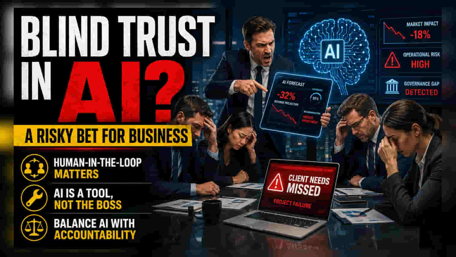 AI Over-Reliance In Business: Governance And Operational Risks
