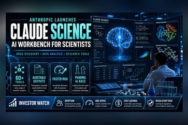 Anthropic Launches Claude Science Tool For AI Drug Discovery
