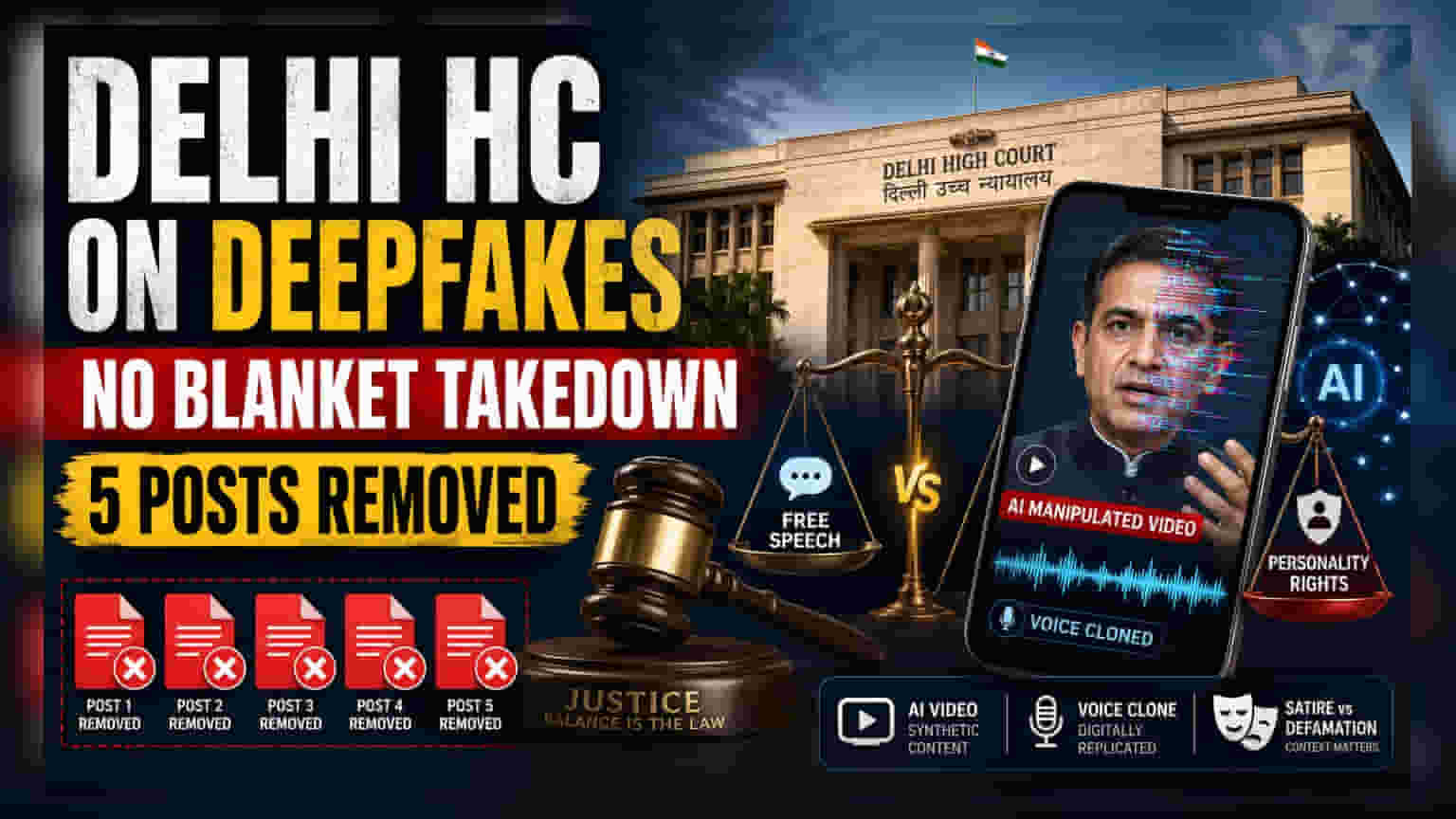Delhi HC Denies Blanket Takedown Plea by Raghav Chadha