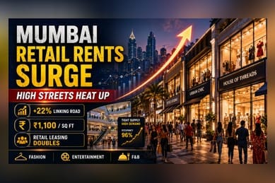 Mumbai High Street Rents Rise 22% As Retail Leasing Doubles