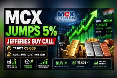 Jefferies Starts Coverage On MCX With 'Buy' Rating; Shares Rise 5%