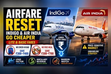 IndiGo, Air India Unbundle Fares to Win Price-Sensitive Travelers