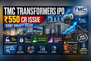 TMC Transformers Files Papers For ₹550 Crore IPO