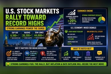 US Stocks Hit Near-Record Highs; Why It Matters For Global Flows