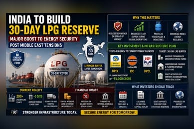 BPCL, IOC, HPCL to Expand LPG Storage for 30-Day Reserve Buffer