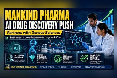 Mankind Pharma Partners With Denovo Sciences For AI-Driven Drug Discovery