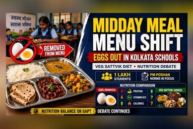 West Bengal Schools Remove Eggs From Midday Meal Program