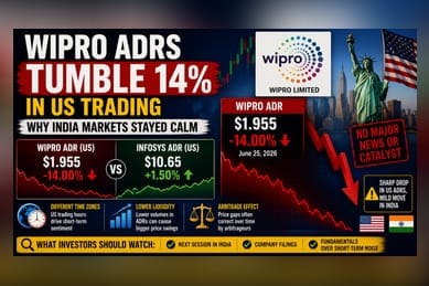 Wipro ADRs Slide 14% In US Market; India Stock Holds Firm