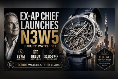 Former Audemars Piguet CEO Launches Luxury Watch Brand N3W5