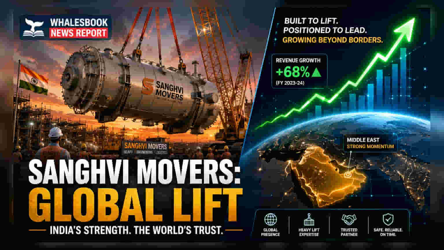 Sanghvi Movers: रेकॉर्ड ब्रेक! कंपनीच्या महसुलाने गाठला ₹1,070 कोटींचा टप्पा