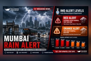 Mumbai Under Orange Alert; Heavy Rains Disrupt Transport