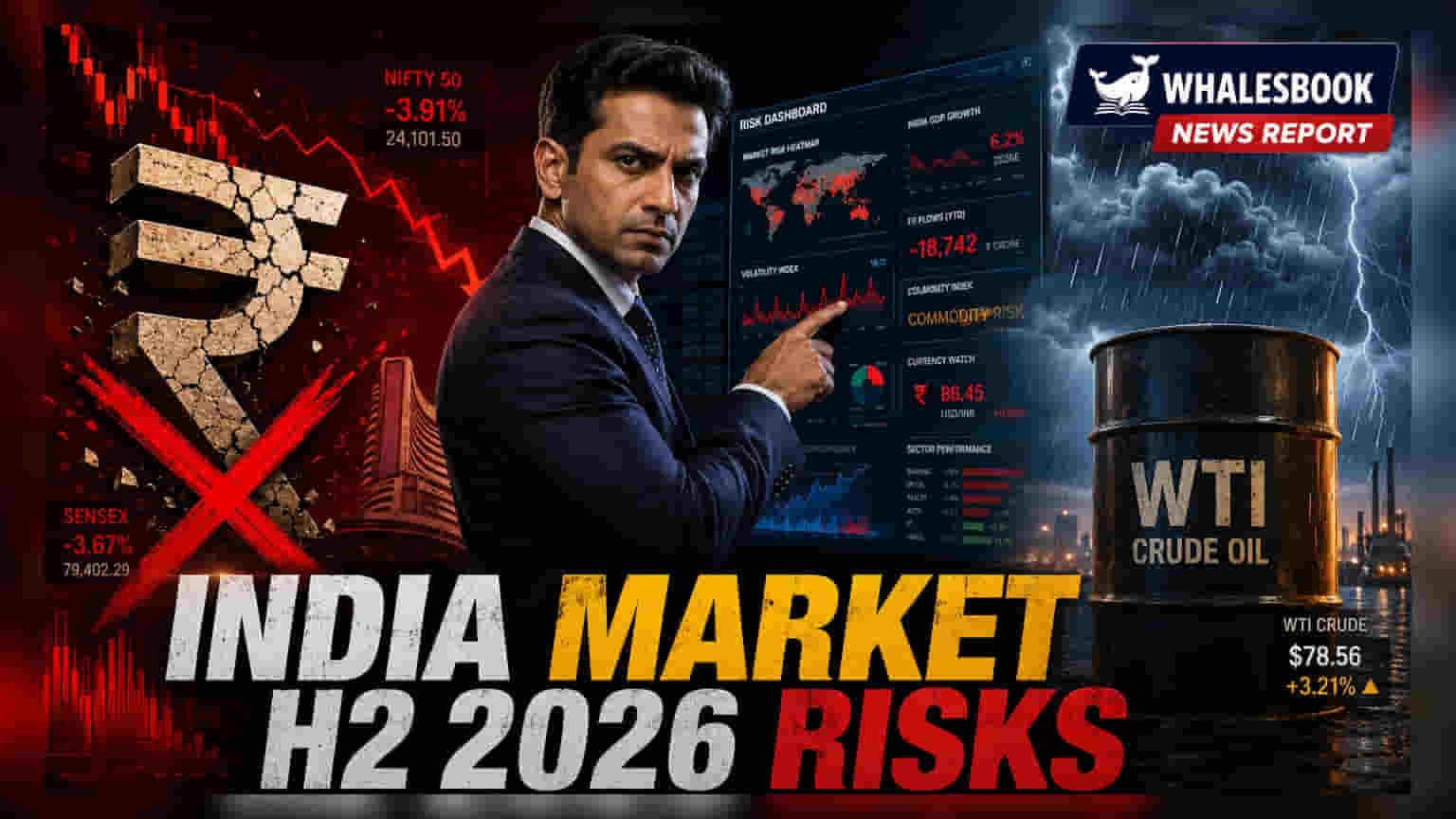 ભારતીય શેરબજાર H2 2026: H1 માં 10% ઘટાડા બાદ હવે શું? જાણો 6 મુખ્ય પરિબળો