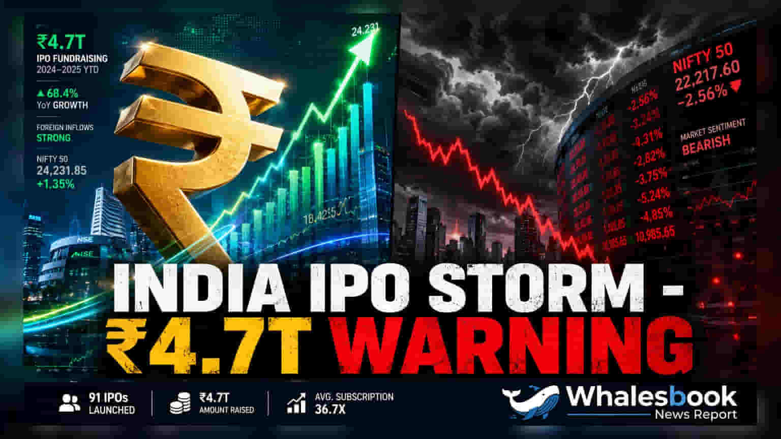 భారత IPO మార్కెట్: 238 కంపెనీలు ₹4.7 లక్షల కోట్లు సమీకరించేందుకు సిద్ధం!