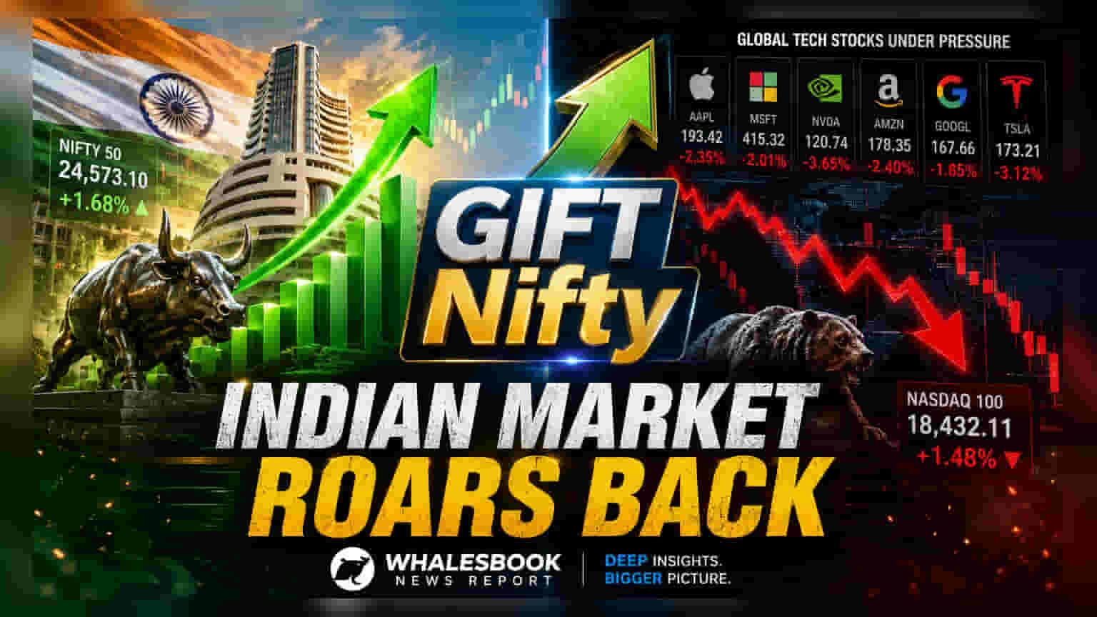 GIFT Nifty: మార్కెట్లకు భారీ ఊరట! క్రూడ్ ఆయిల్ ధరల తగ్గుదల.. సూచీలు పుంజుకునే ఛాన్స్