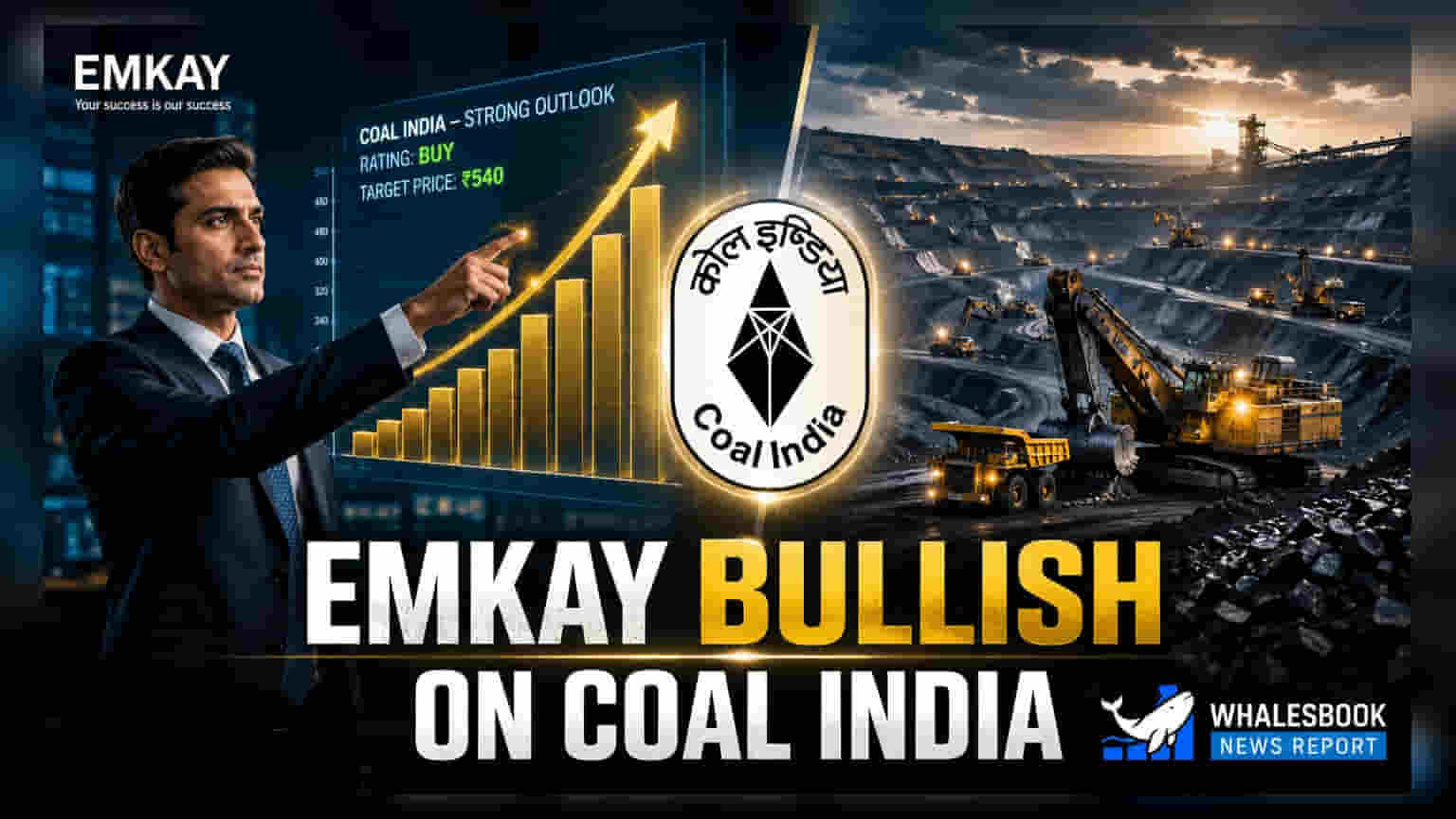 Coal India Share: ధరల పెరుగుదలతో కొనసాగుతున్న పాజిటివ్ సెంటిమెంట్.. Emkay గ్లోబల్ రిపోర్ట్