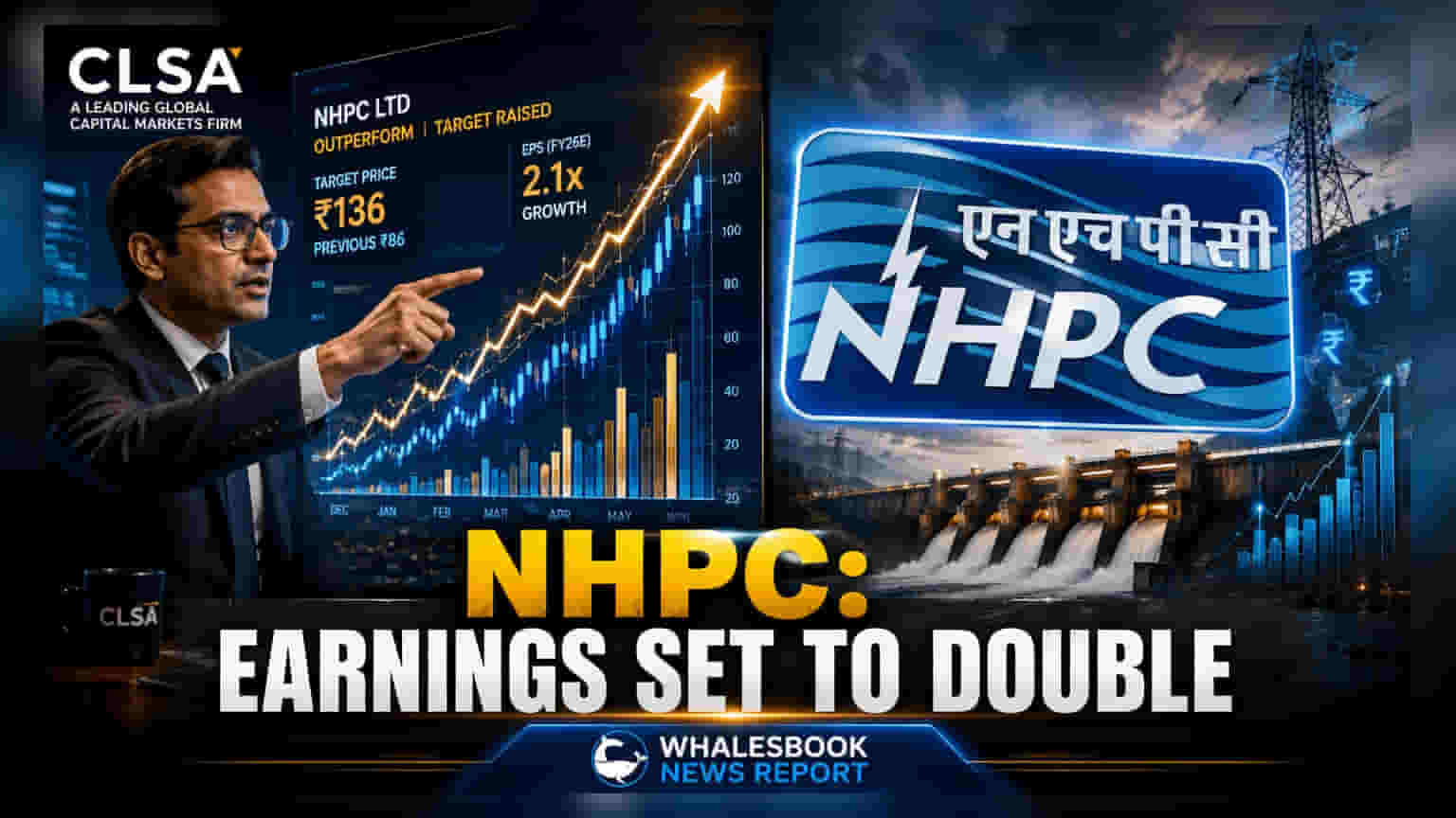 NHPC షేర్ పై CLSA పాజిటివ్! ₹117 టార్గెట్ తో కవరేజ్ స్టార్ట్