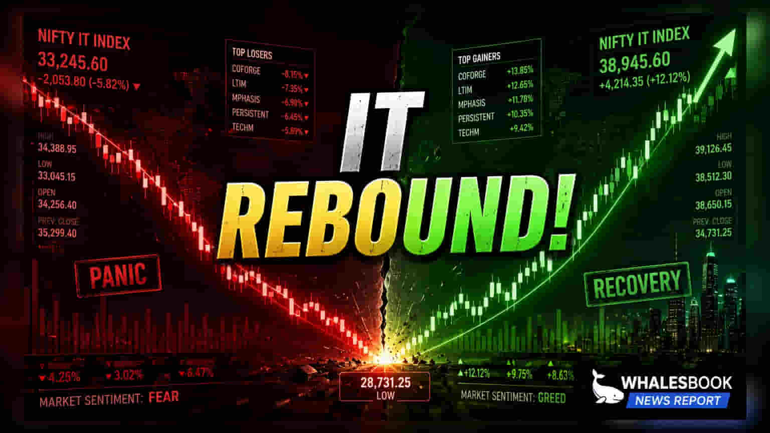 Nifty IT Index में तूफानी तेजी! 5 साल के निचले स्तर से 2.5% भागा