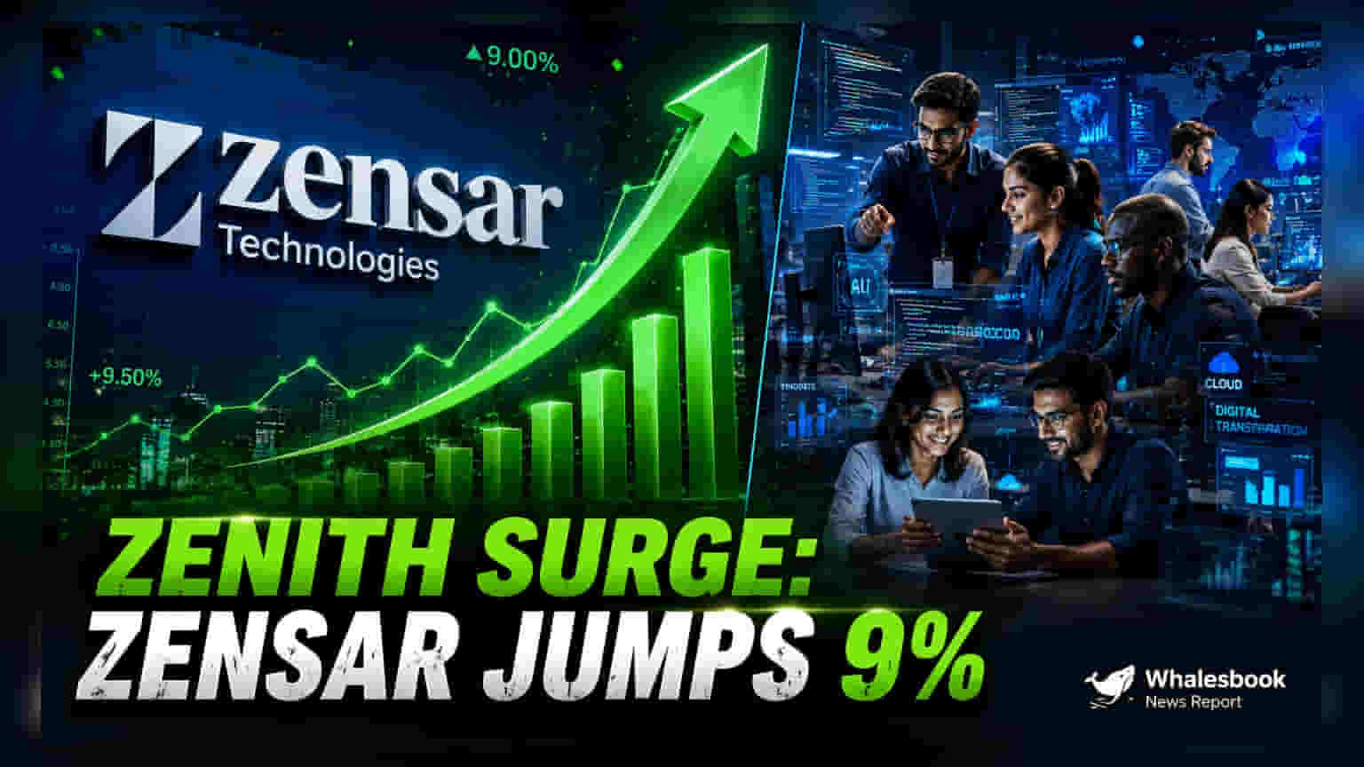 Zensar Tech Share Price: தகவல் தொழில்நுட்பத் துறையில் புத்துயிர்! Zensar ஷேர் **9%** ஏற்றம்!