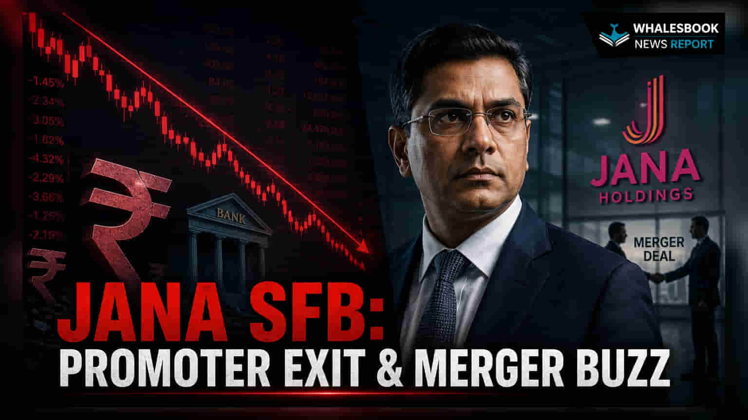 Jana Small Finance Bank Shares Climb on Promoter Stake Sale, Merger Talks