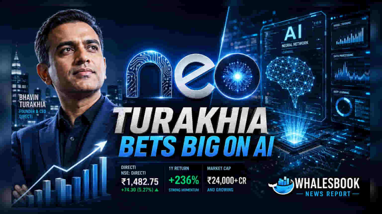 भावीन तुराखियाचे नवीन AI स्टार्टअप 'Neo' लाँच! स्वतःचे **30 दशलक्ष डॉलर्स** गुंतवले