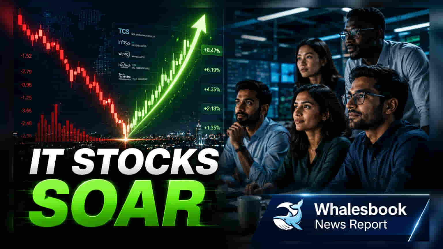 IT Stocks Jump 4.5% as Nifty IT Index Snaps Losing Streak