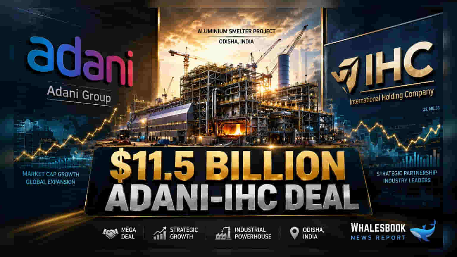 Adani Group અને IHC નો ઓડિશામાં ₹95,000 કરોડનો મેગા પ્રોજેક્ટ: એલ્યુમિનિયમ હબ બનશે