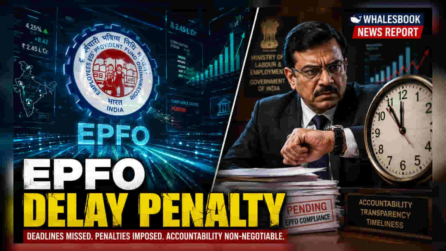 EPFO ના નવા 2026 નિયમો: હવે PF ક્લેમનો સેટલમેન્ટ 20 દિવસમાં, મોડું થાય તો અધિકારીઓને **12%** પેનલ્ટી