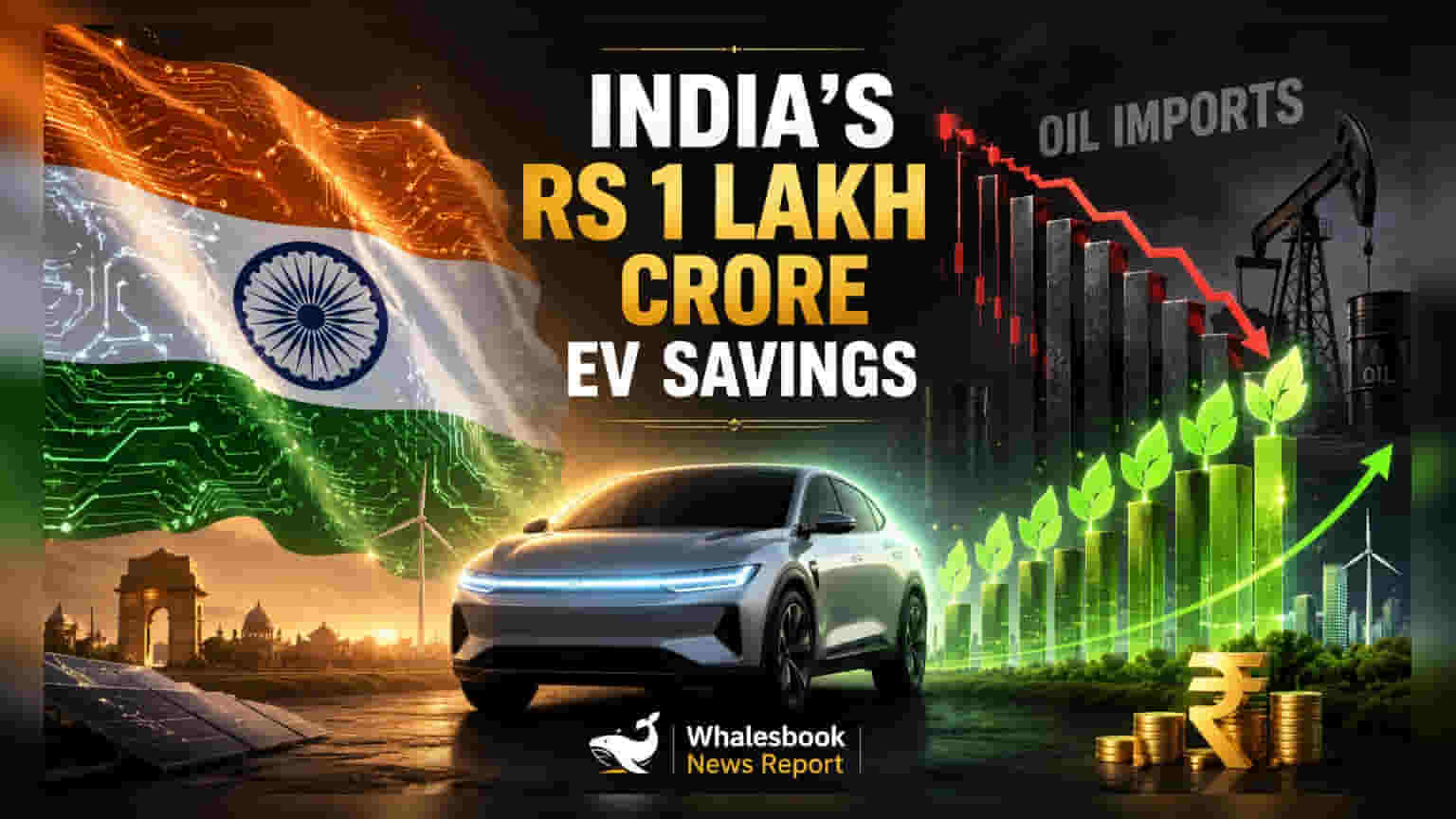 India Eyes ₹1 Lakh Crore Oil Import Savings By 2030 With EV Surge