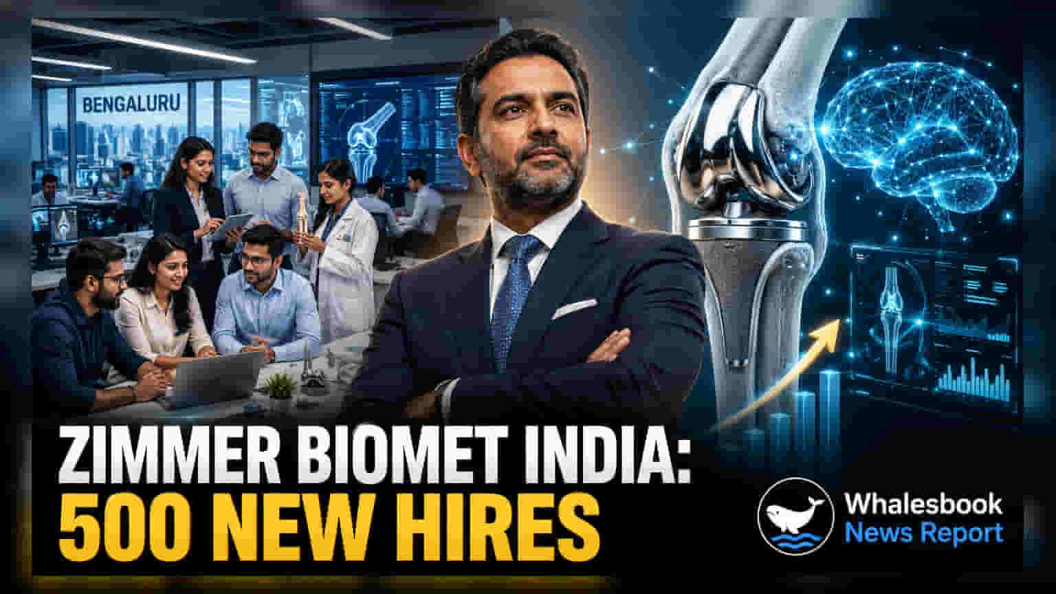 Zimmer Biomet ਦਾ ਬੈਂਗਲੁਰੂ ਵਿੱਚ ਨਵਾਂ ਟੈਕ ਹੱਬ: AI ਤੇ R&D ਲਈ 500 ਨਵੀਆਂ ਨੌਕਰੀਆਂ