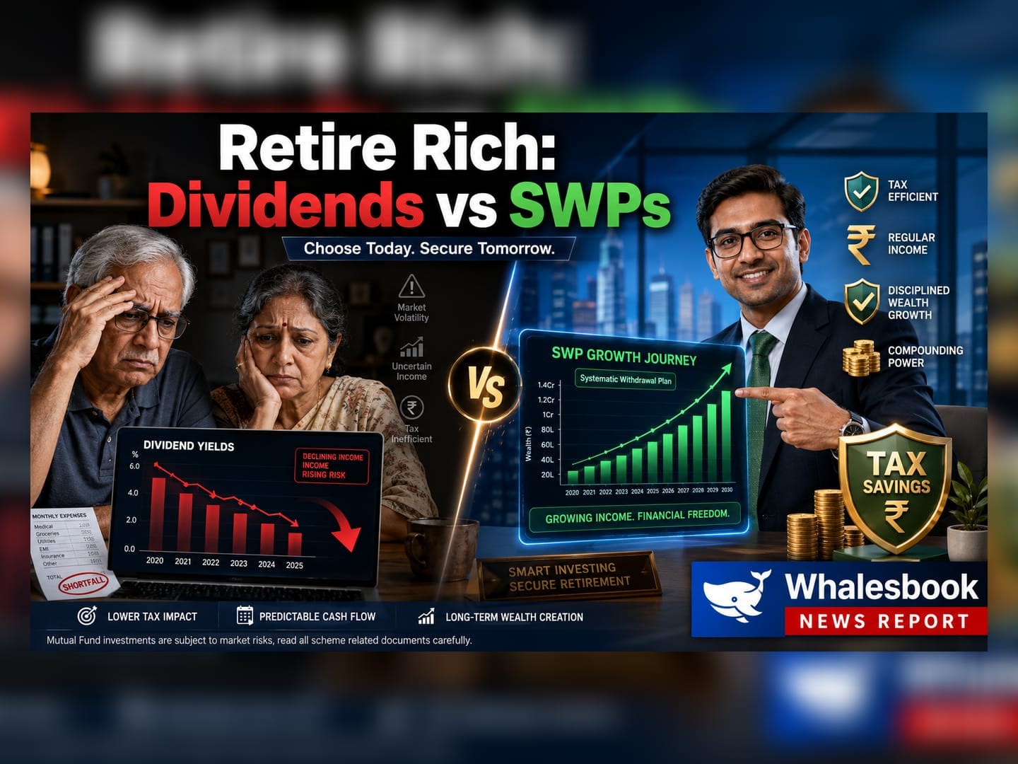 Retirement Income: Dividend Stocks vs. SWPs Explained
