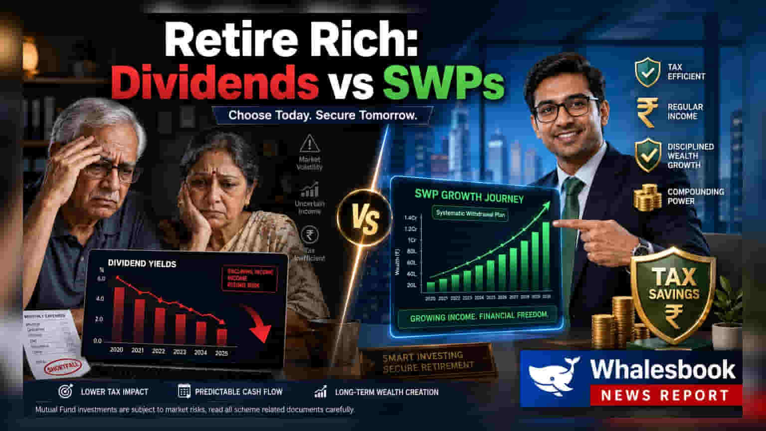 Retirement Income: Dividend Stocks vs. SWPs Explained