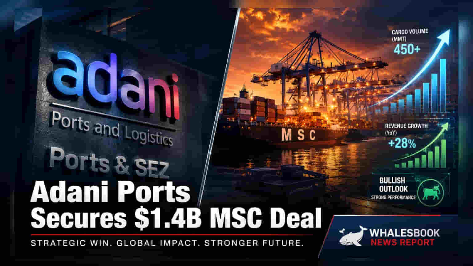 Adani Ports Share: અદાણી પોર્ટ્સનો મોટો સોદો! Vizhinjam પોર્ટમાં 49% હિસ્સો MSC યુનિટને $1.4 બિલિયનમાં વેચ્યો