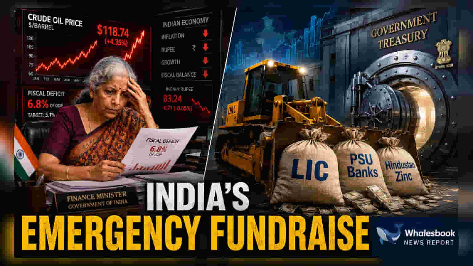 LIC, HZL અને IDBI Bankમાં સરકાર વેચશે હિસ્સો, રાજકોષીય ખાધ ઘટાડવાની યોજના